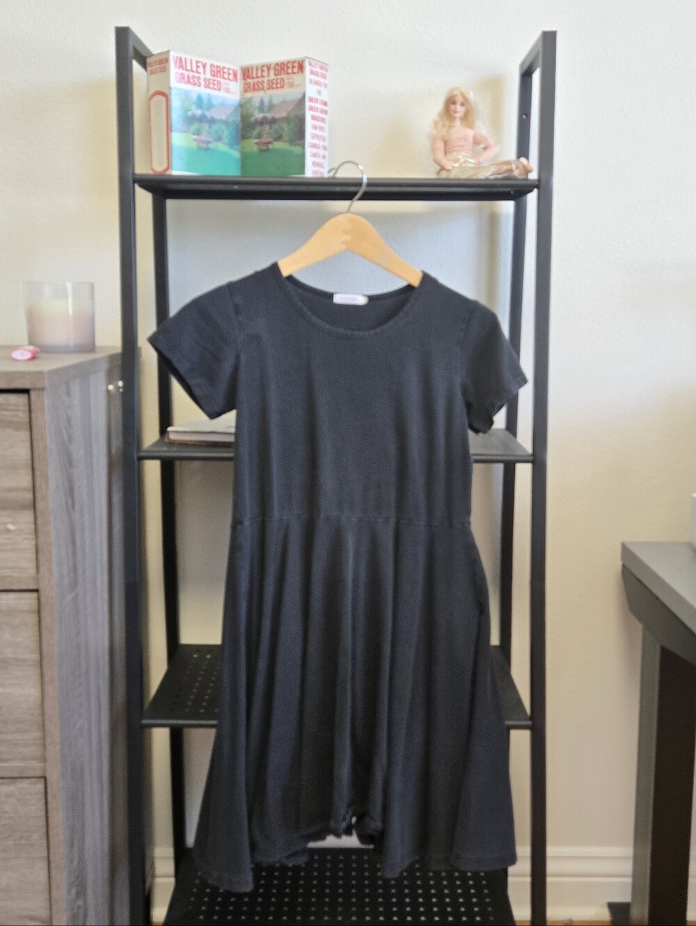 Casual Short-Sleeve Skater Dress